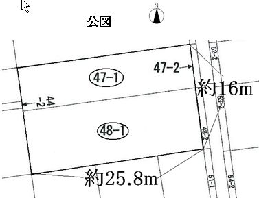 公図　物件438